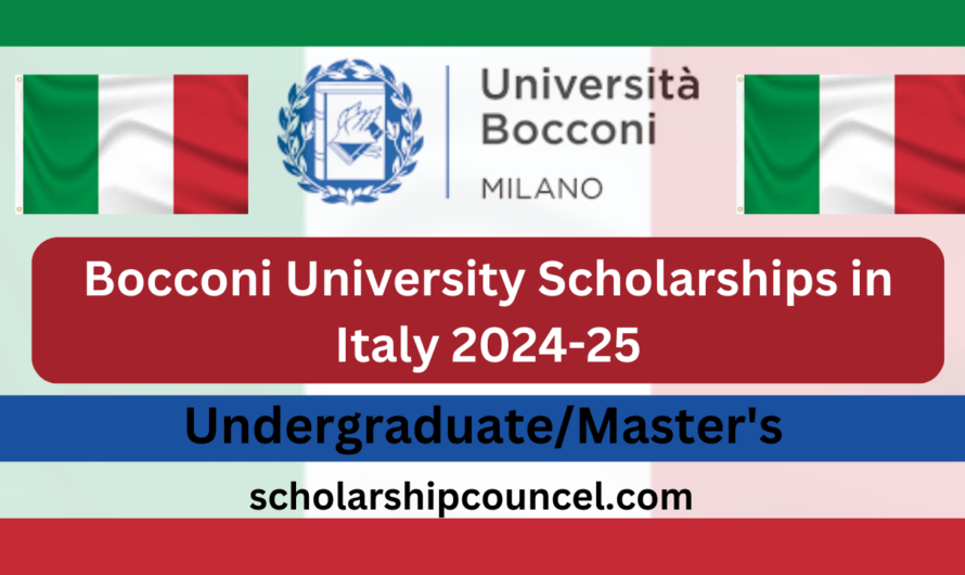 Bocconi University Scholarships in Italy 2024-25