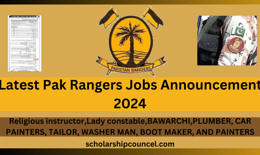 Latest Pak Rangers Jobs Announcement 2024