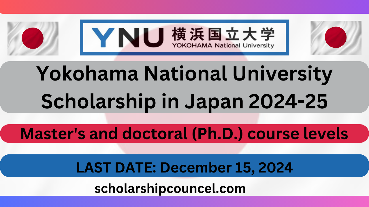 Yokohama National University Scholarship in Japan 2024-25